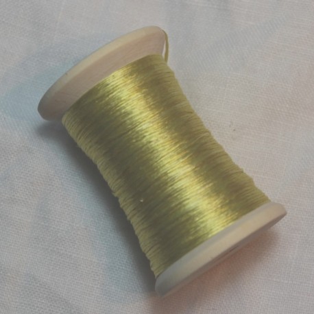 Flat silk 100m - Light yellow