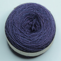 20/2 wool - Cochineal + indigo purple