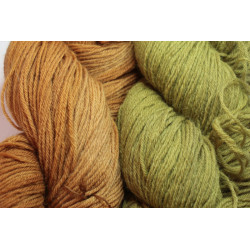 12/4 wool - End of stock offer brown and kaki 2x100g