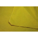 Laine diamant tissé main et foulonné 123 x 185cm - Jaune gaude