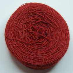 20/4 wool - 100g balls dark madder red