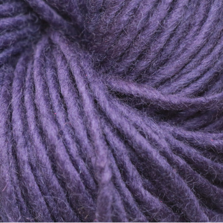 1-Ply wool Nm 1/1 - Indigo + Cochineal purple