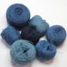 20/2 wool leftovers - Blue 69g