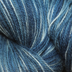 Laine 10/2 - Indigo en fermentation et blanc