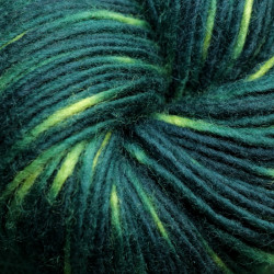 1-Ply wool Nm 2/1 - Green and yellow tie dye