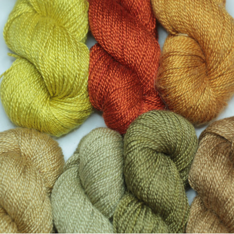 End of stock 20/2 mulberry silk- 100m skeins