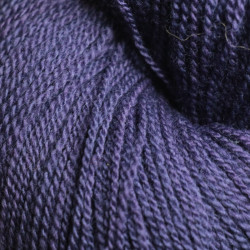 2-ply BB Nat merino - Indigo and cochineal