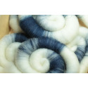 Organic merino and french wool rolags - 59g