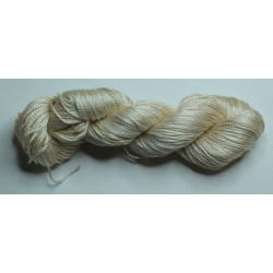 20/2 silk -  white unbleached 100m