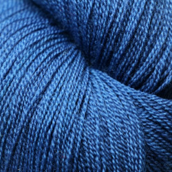 Mérinos SW 16/2 - Bleu indigo foncé en fermentation