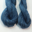 Very fine hemp thread - indigo dyed and natural - 50m skeins