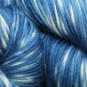 Laine 1 brin Nm 2/1 - Indigo tie dye en fermentation clair