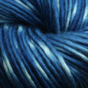 1-Ply wool Nm 1/1 - Tie dye medium indigo