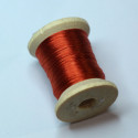 Flat silk - Bright madder red